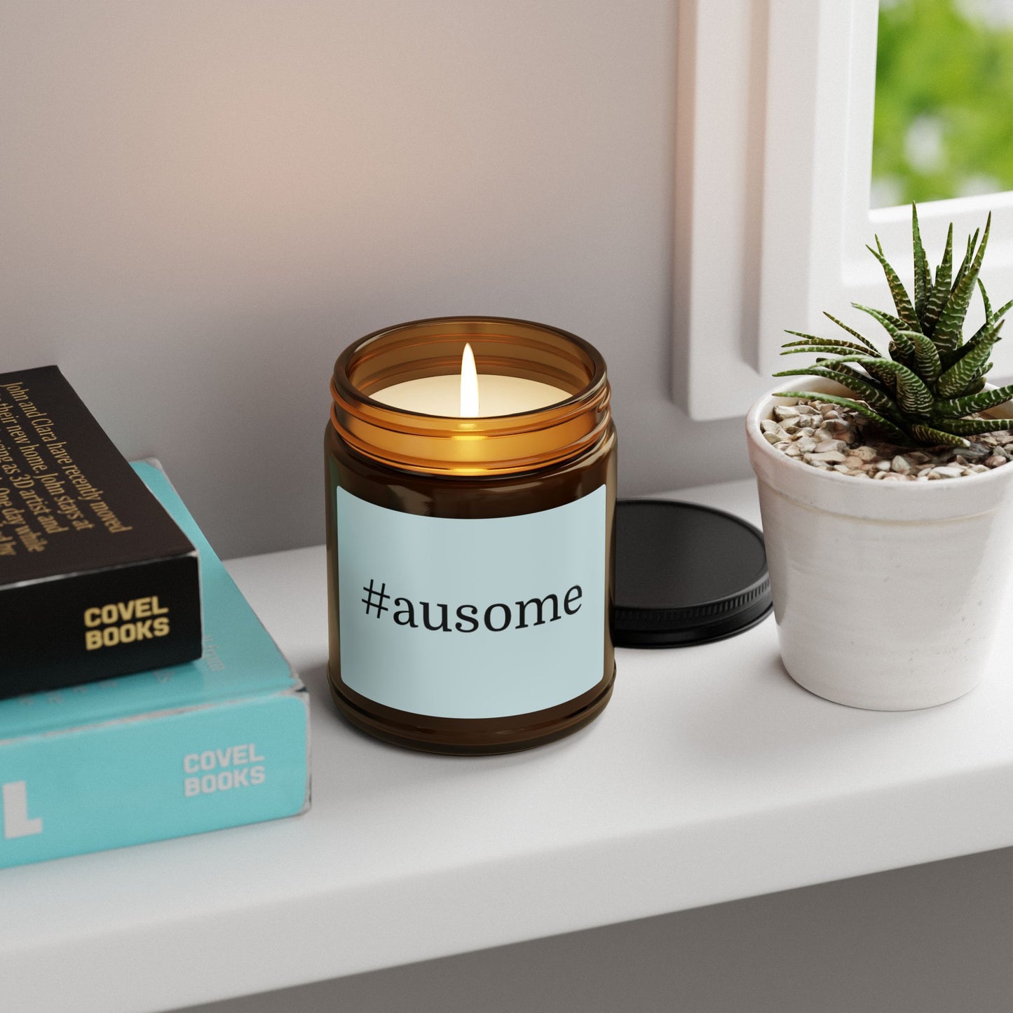#ausome candle