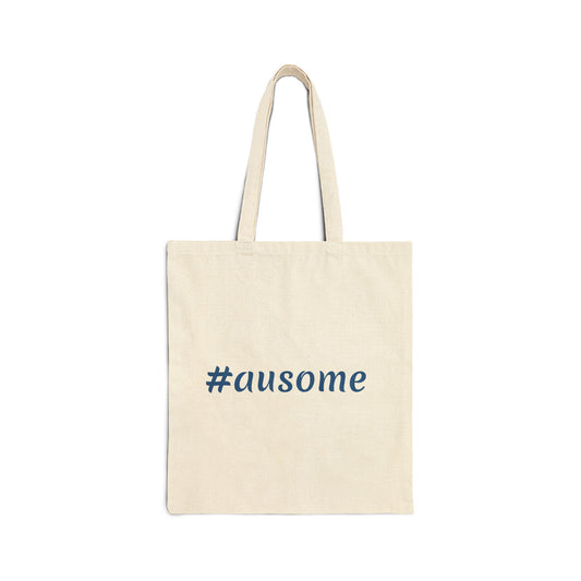 #ausome Cotton Canvas Tote Bag