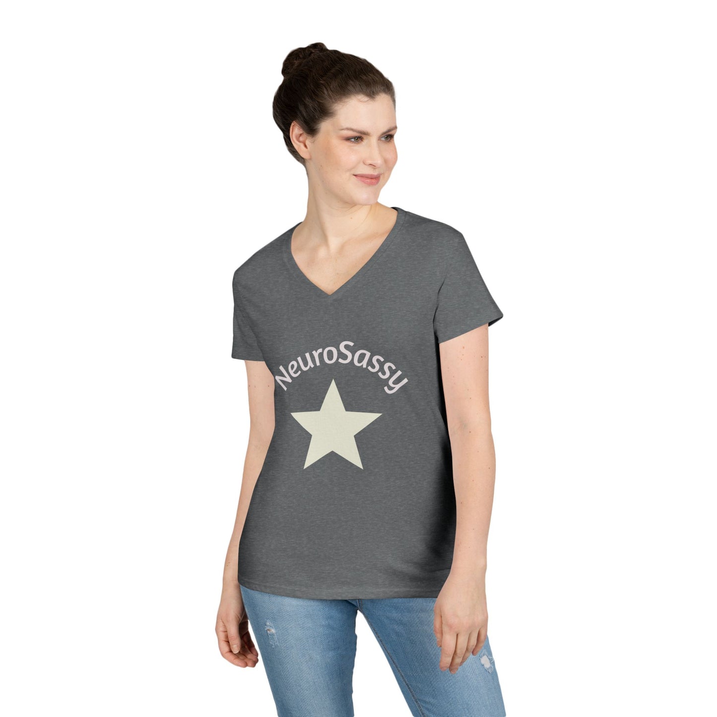 Neurosassy Ladies' V-Neck T-Shirt