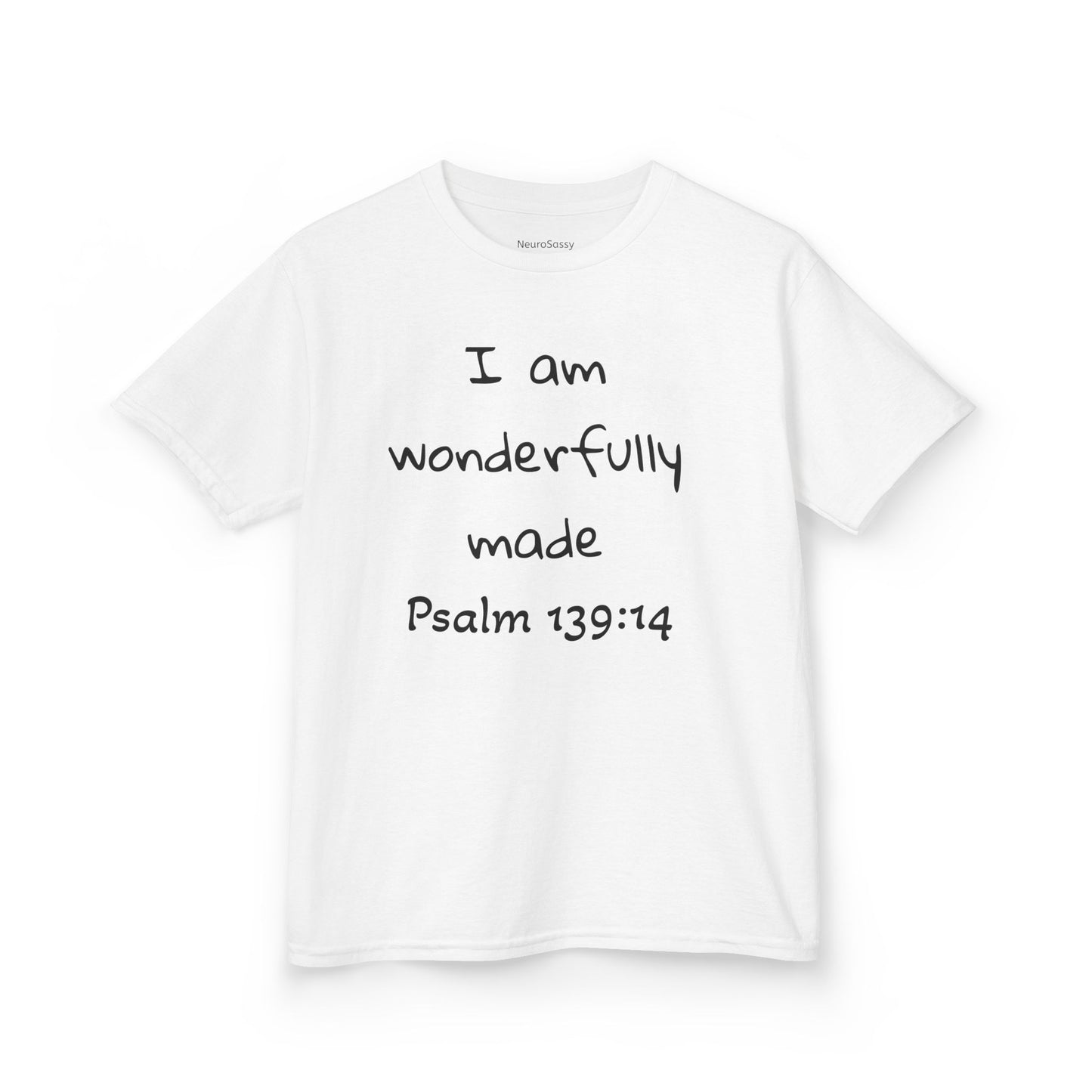 I Am Wonderfully Made Kids Heavy Cotton™ Tee
