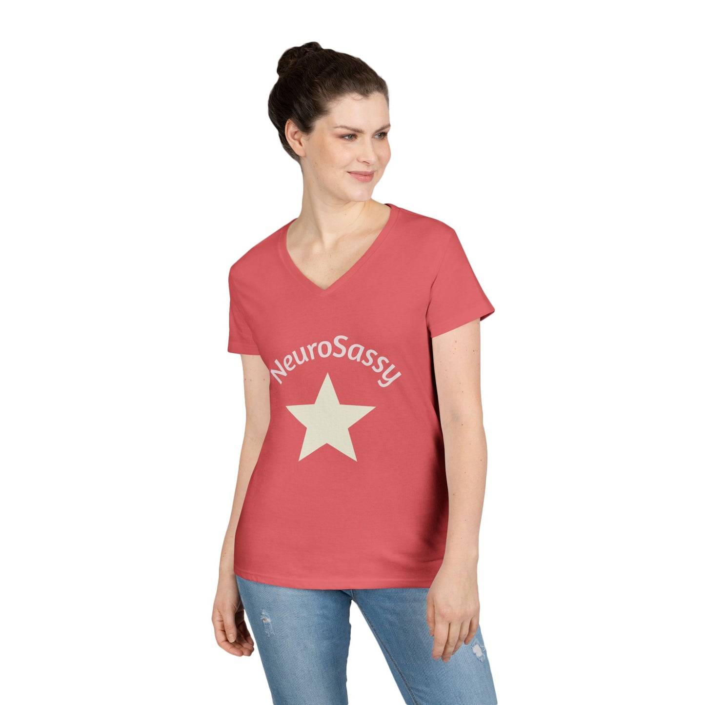 Neurosassy Ladies' V-Neck T-Shirt