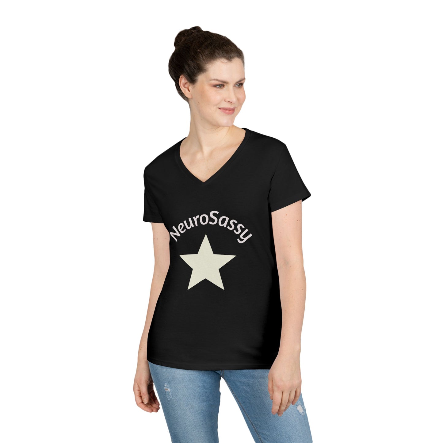 Neurosassy Ladies' V-Neck T-Shirt