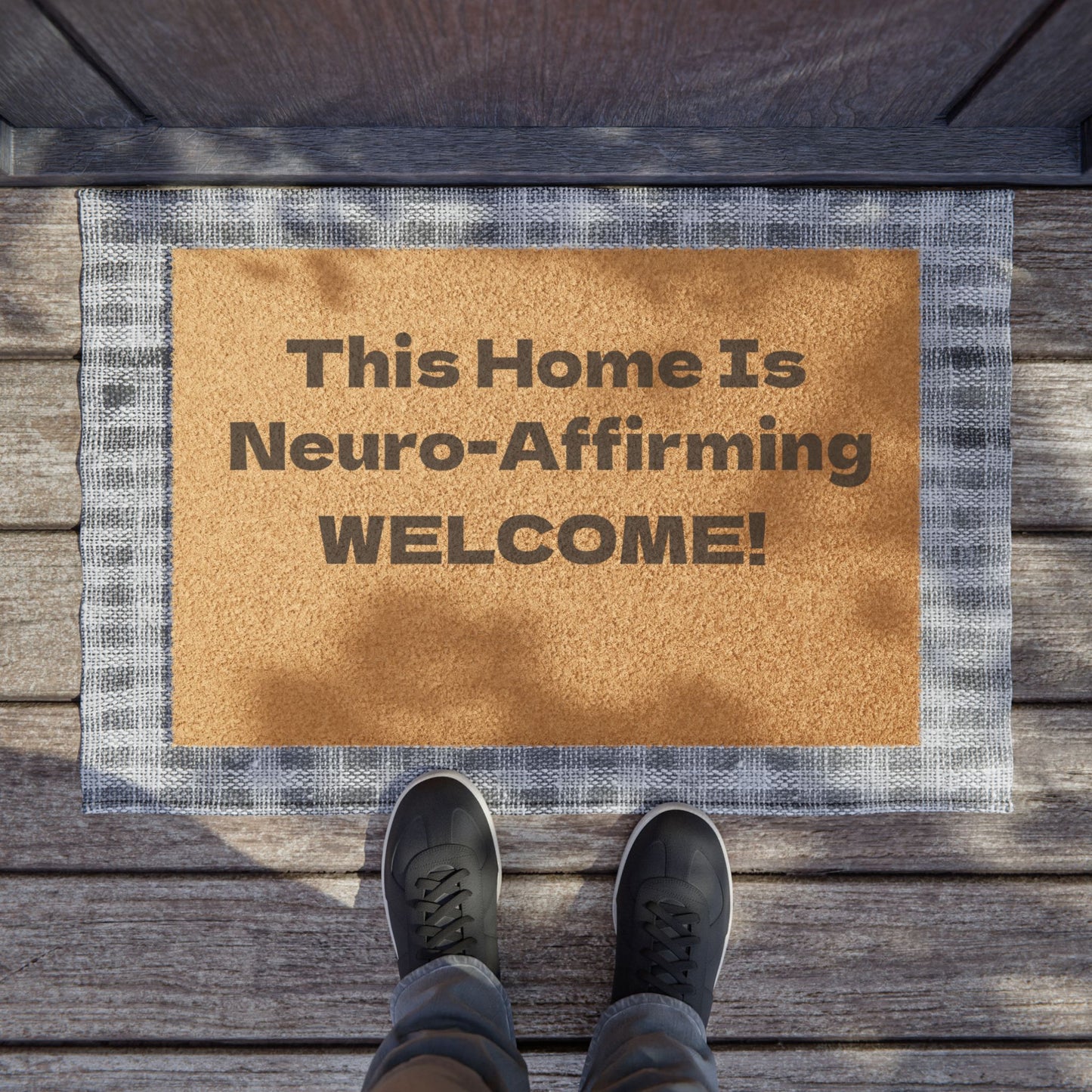 This Home Is Neuro-Affirming Welcome Mat