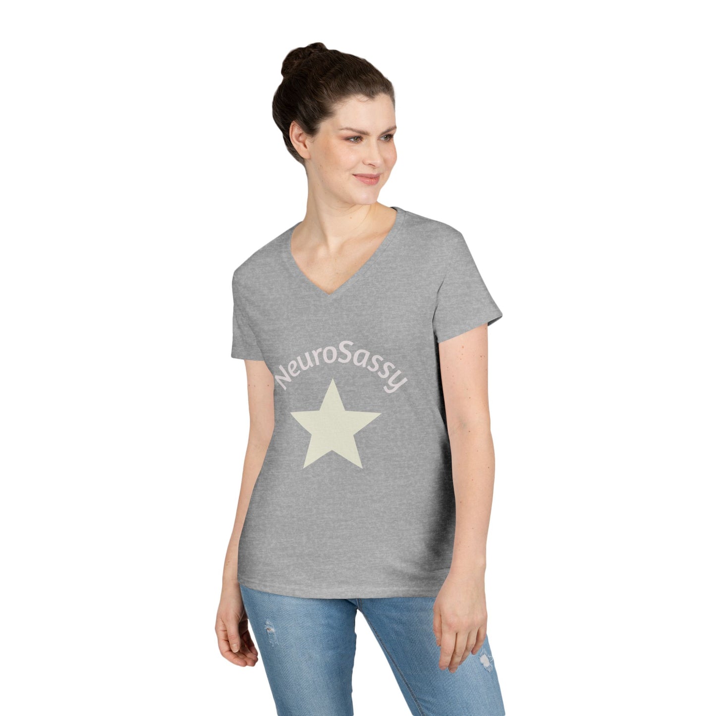 Neurosassy Ladies' V-Neck T-Shirt