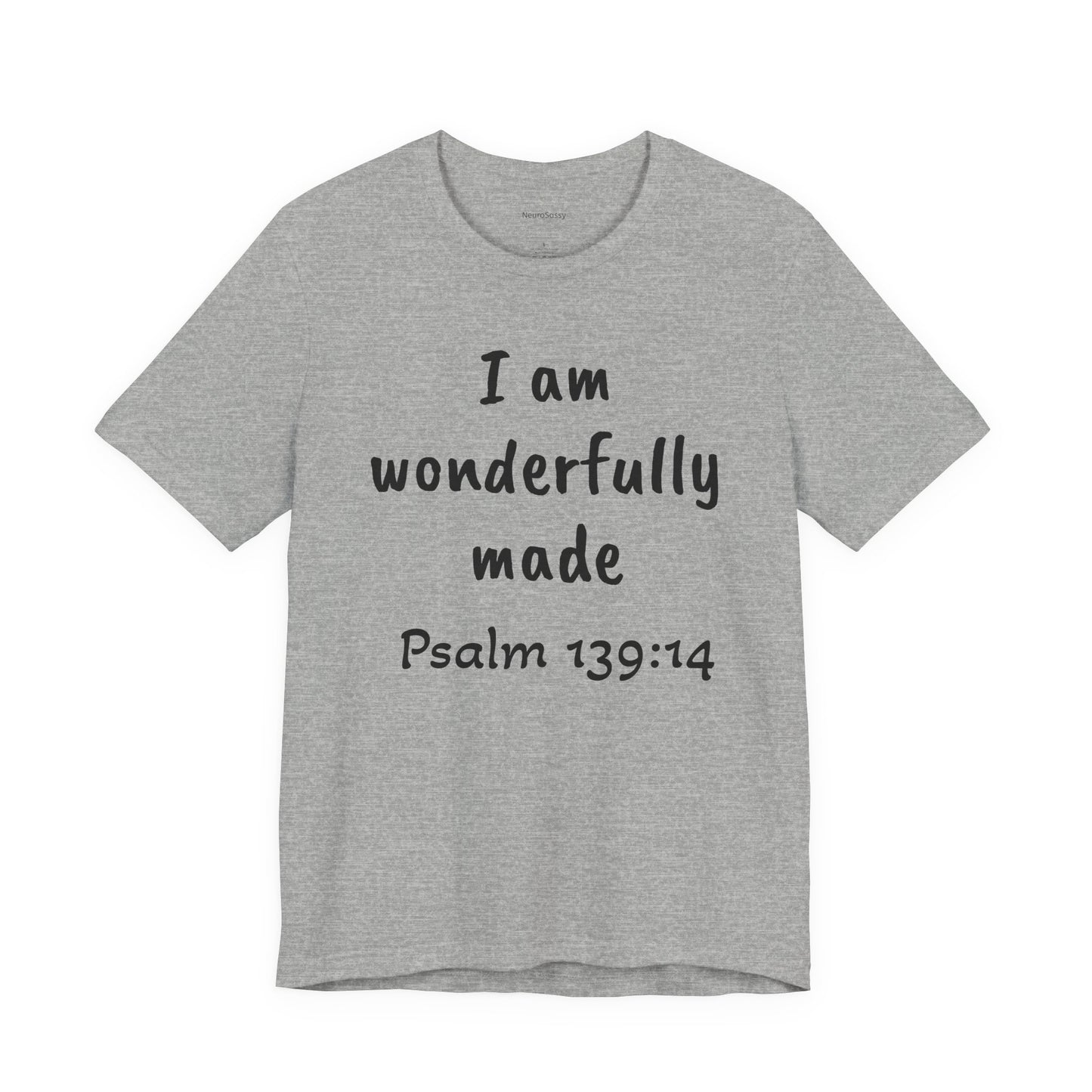 I Am Wonderfully Made Adult Unisex T-Shirt