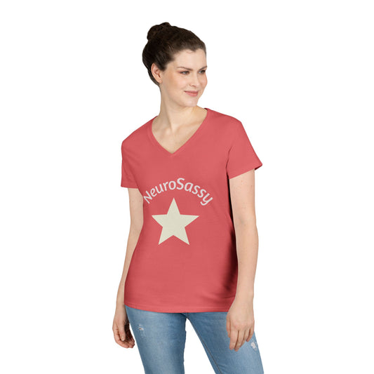 Neurosassy Ladies' V-Neck T-Shirt