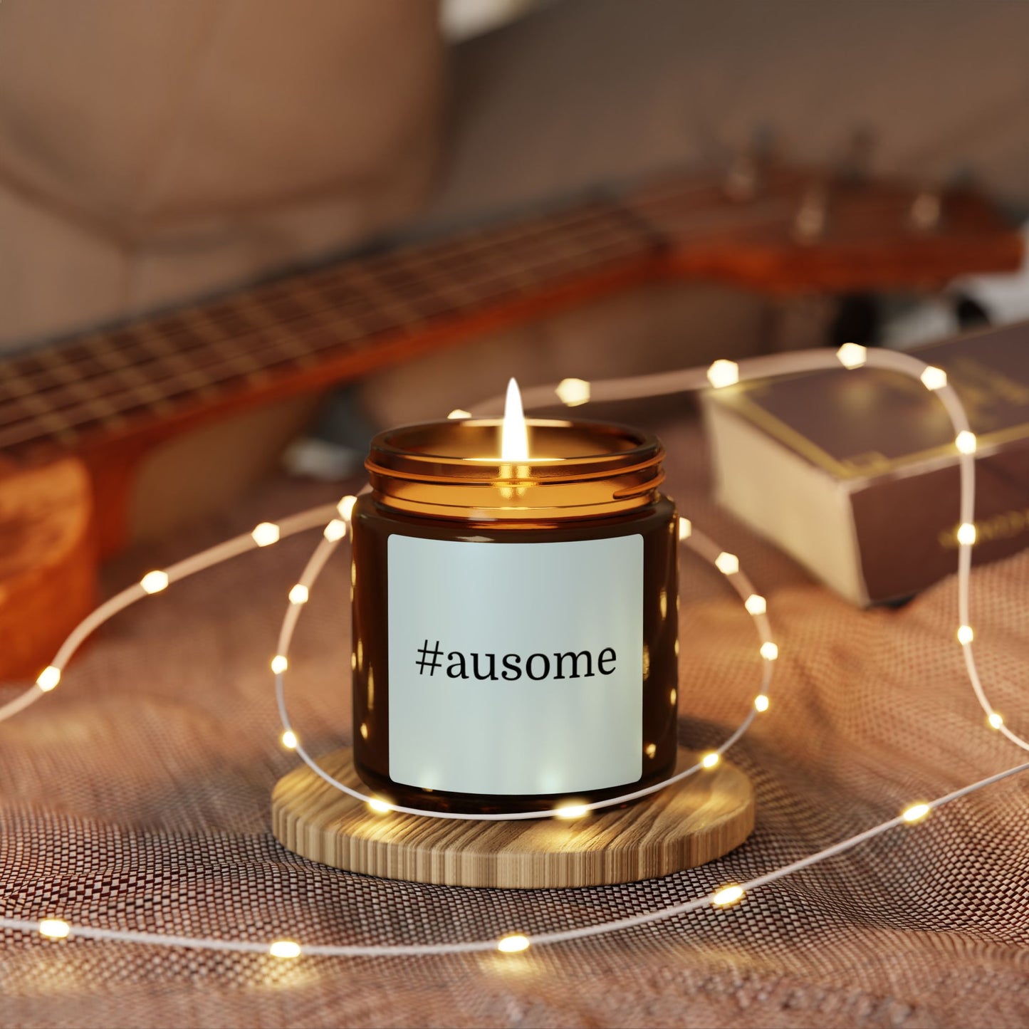 #ausome candle