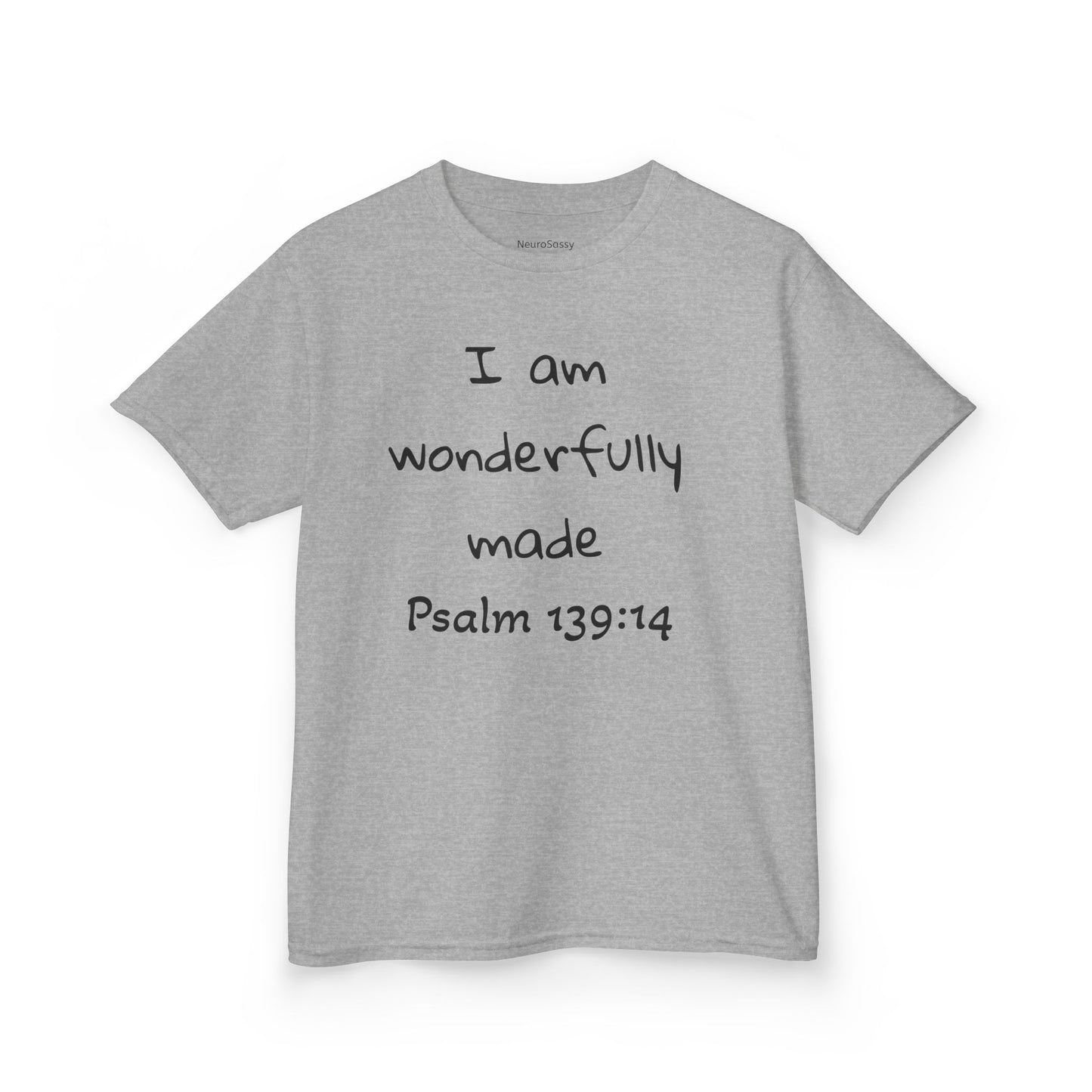 I Am Wonderfully Made Kids Heavy Cotton™ Tee