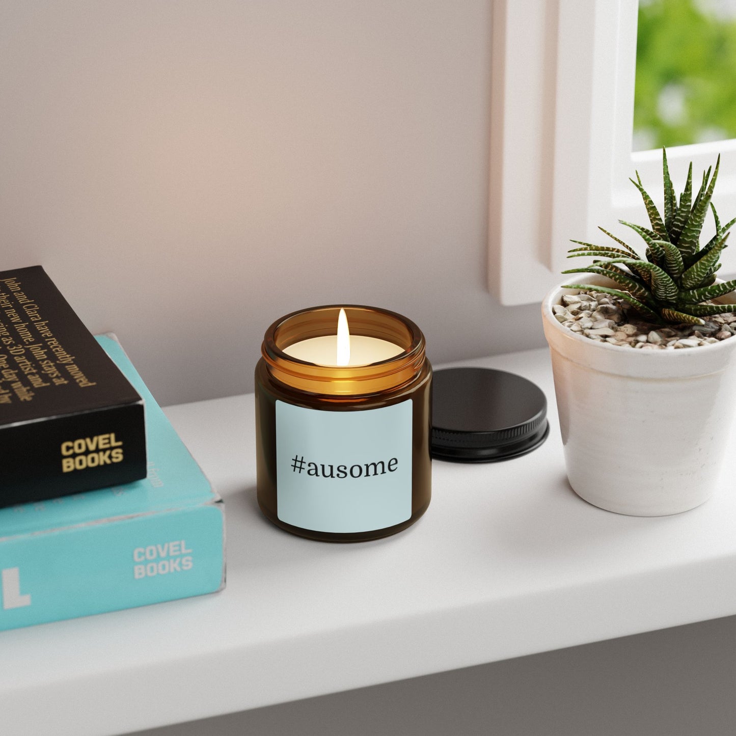 #ausome candle