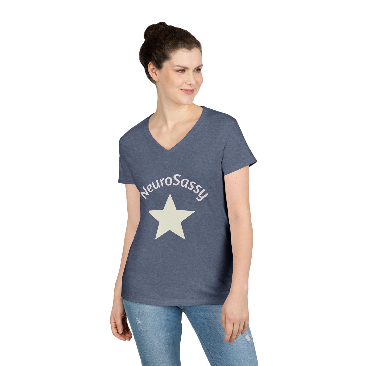 Neurosassy Ladies' V-Neck T-Shirt