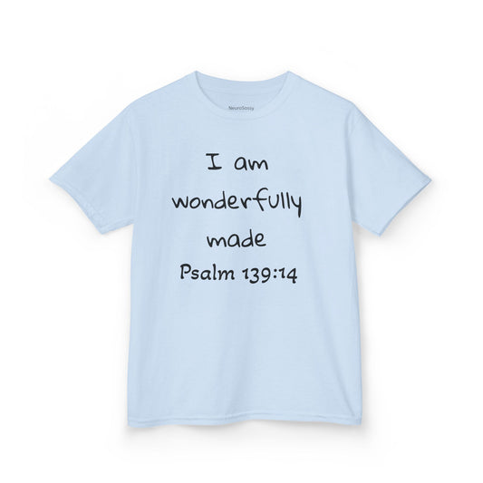 I Am Wonderfully Made Kids Heavy Cotton™ Tee