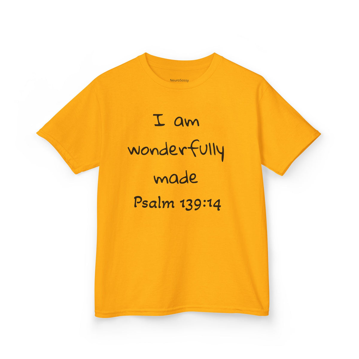 I Am Wonderfully Made Kids Heavy Cotton™ Tee