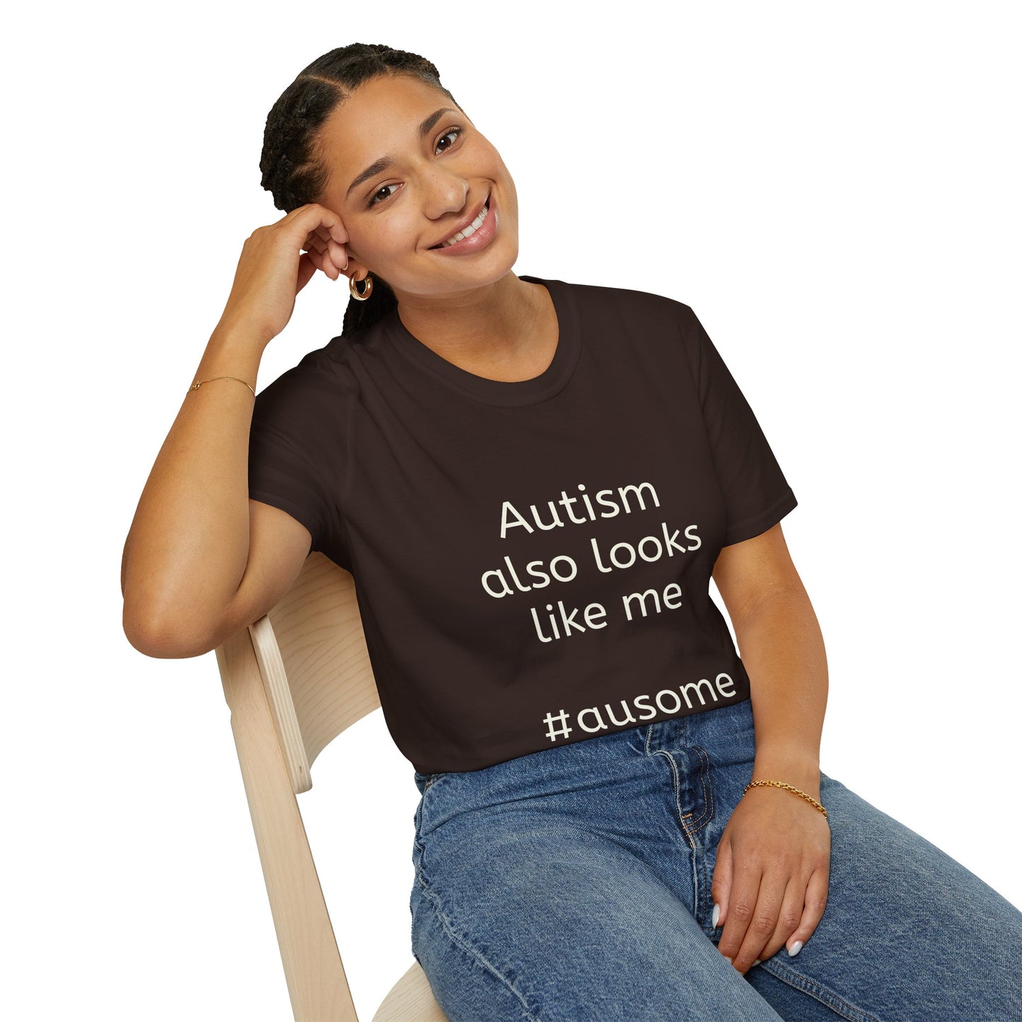 Autism Also Looks Like Me Adult Unisex T-Shirt