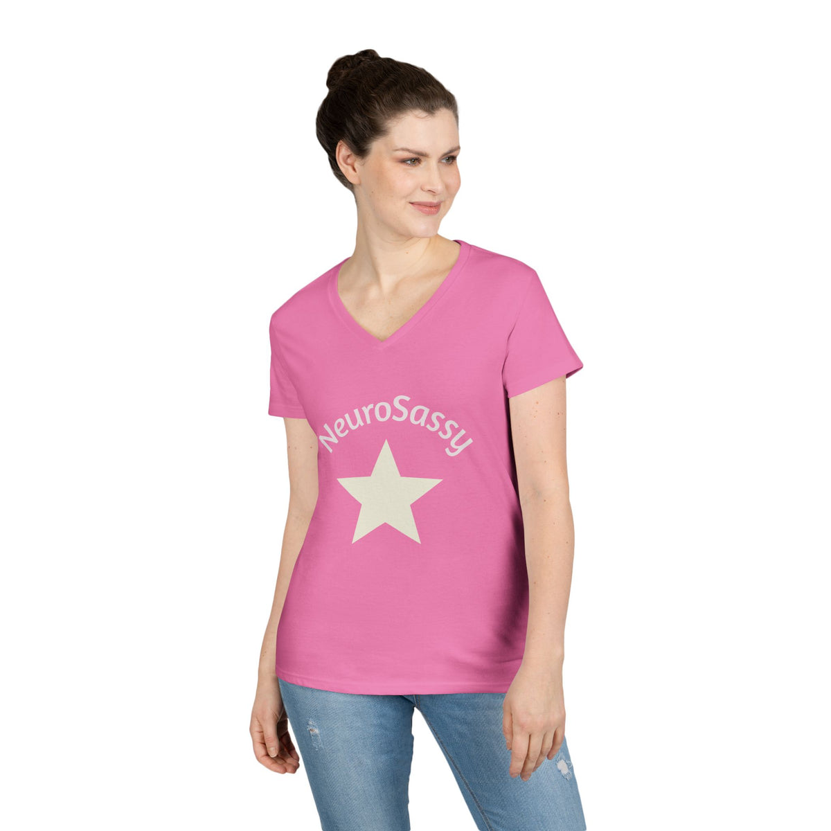 Neurosassy Ladies' V-Neck T-Shirt