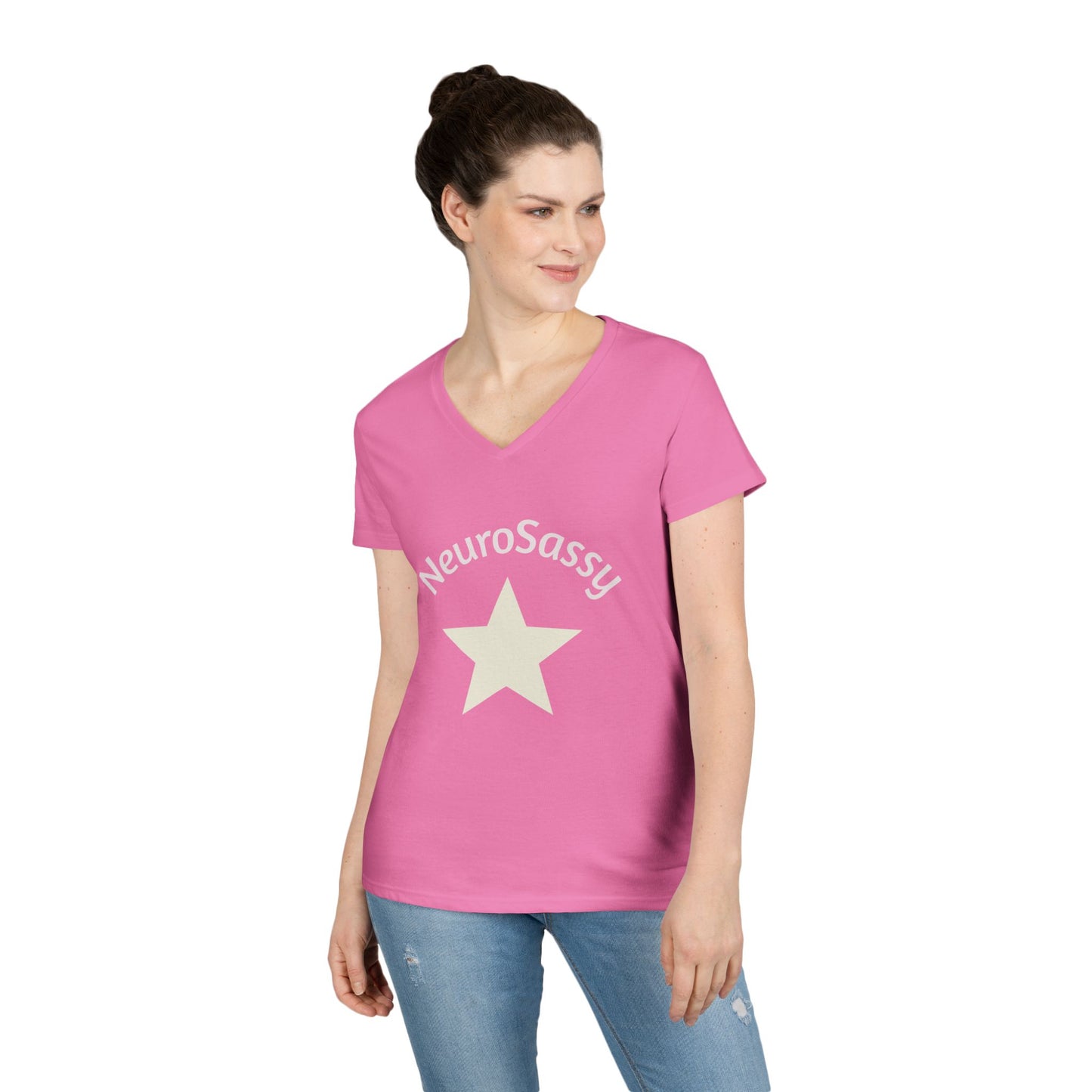 Neurosassy Ladies' V-Neck T-Shirt