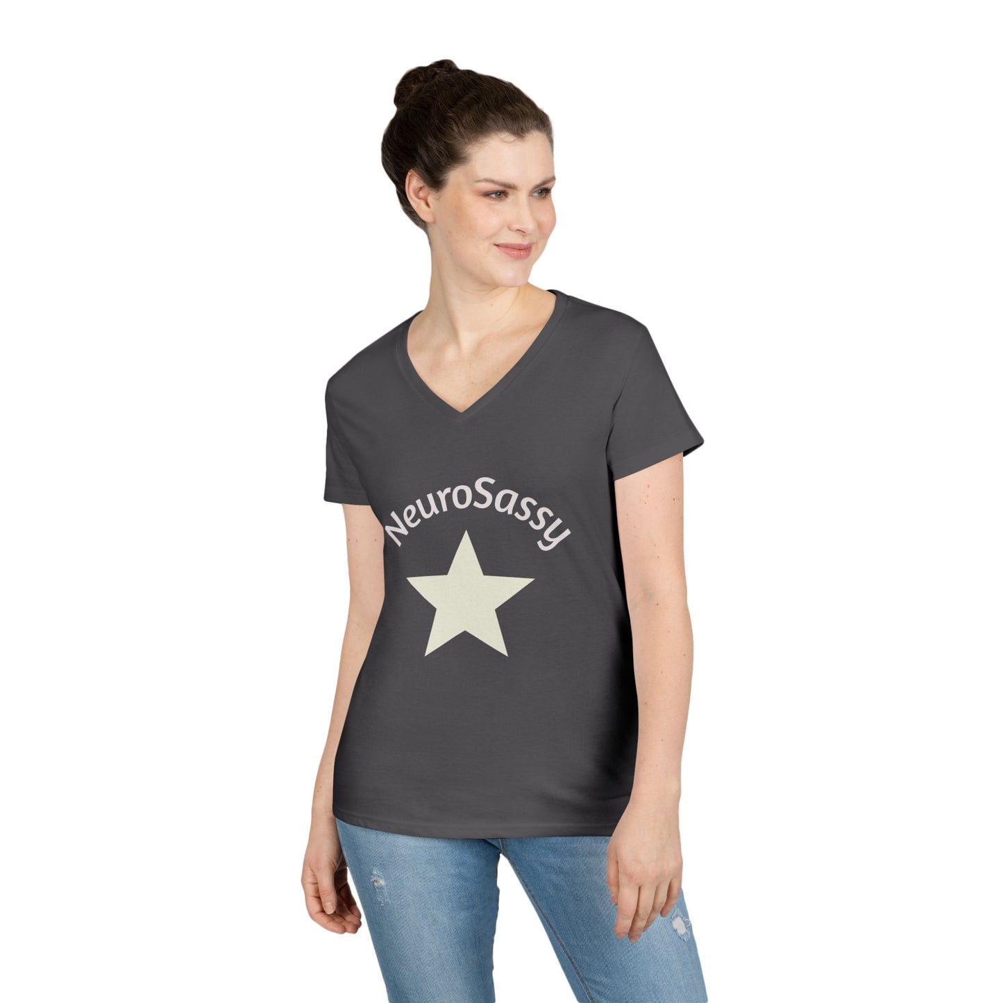 Neurosassy Ladies' V-Neck T-Shirt