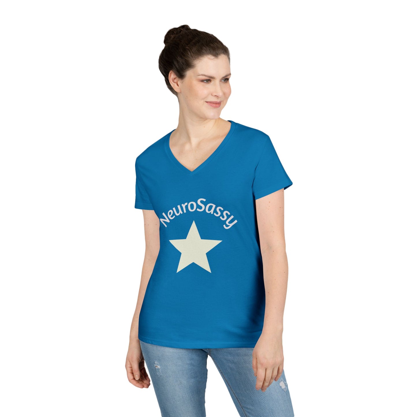 Neurosassy Ladies' V-Neck T-Shirt