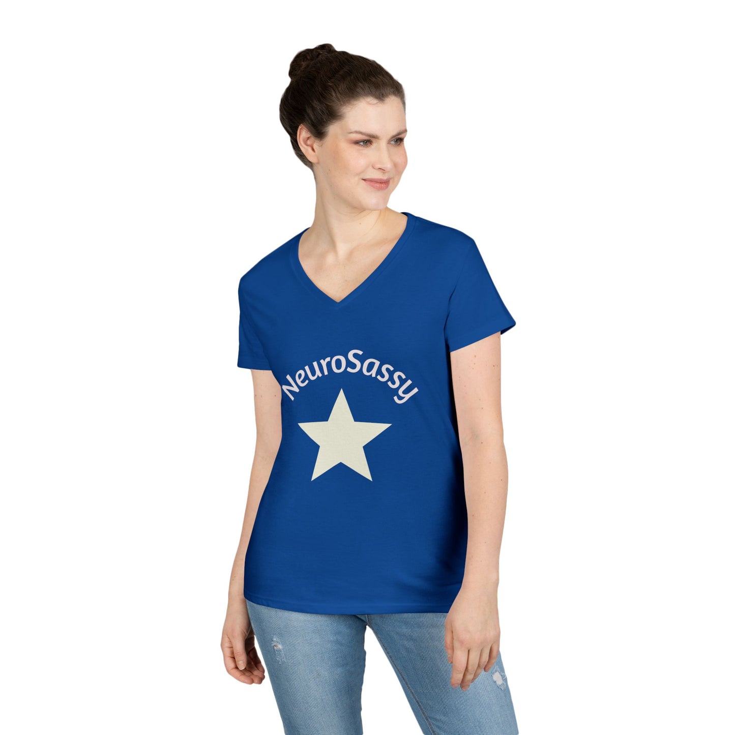 Neurosassy Ladies' V-Neck T-Shirt