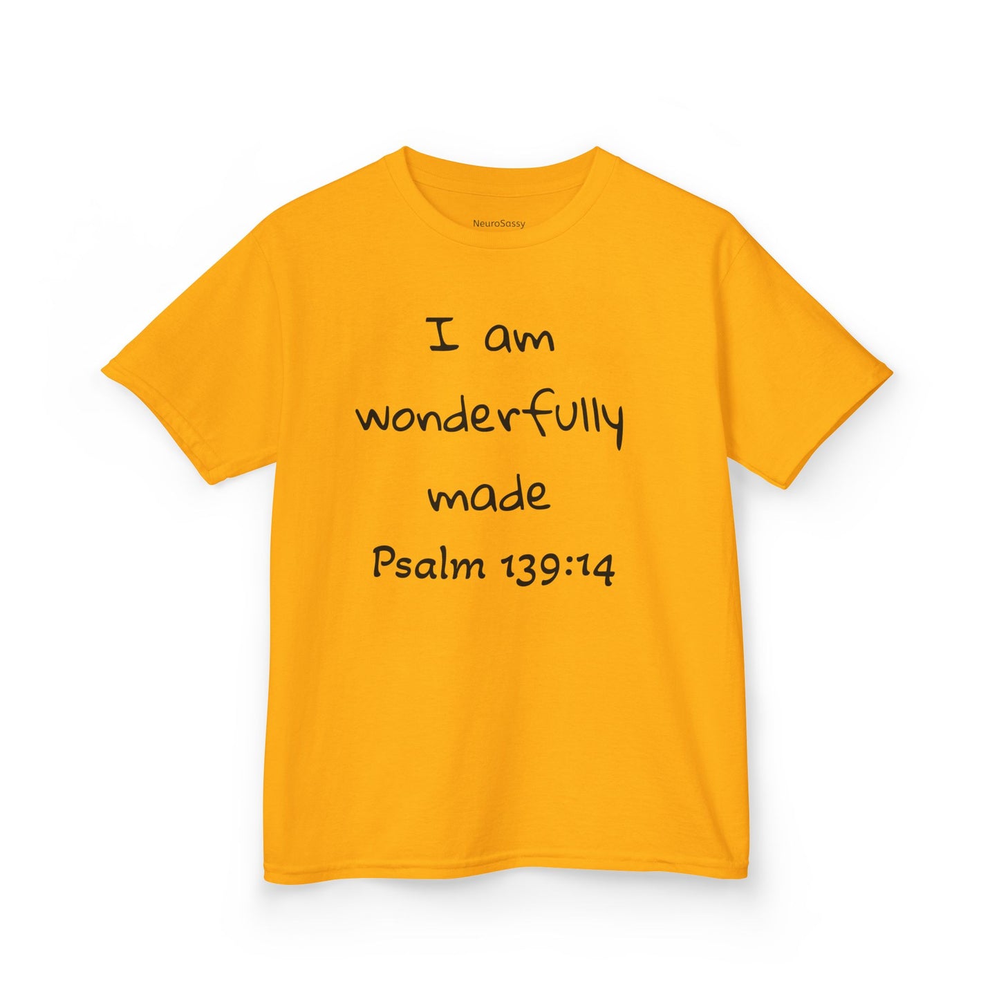 I Am Wonderfully Made Kids Heavy Cotton™ Tee