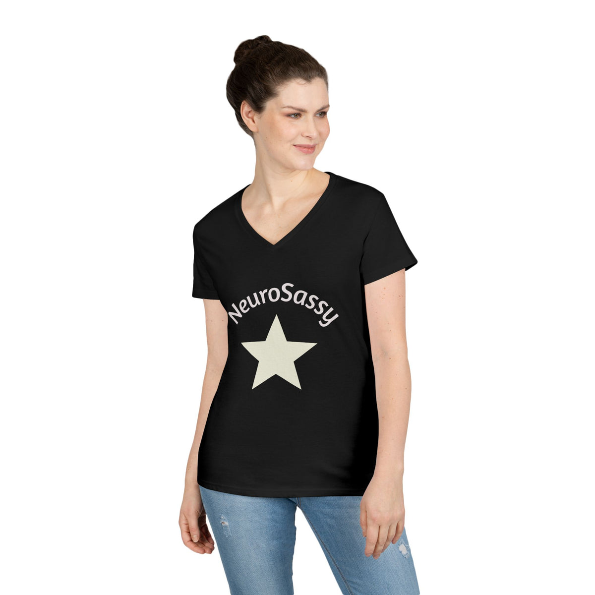 Neurosassy Ladies' V-Neck T-Shirt