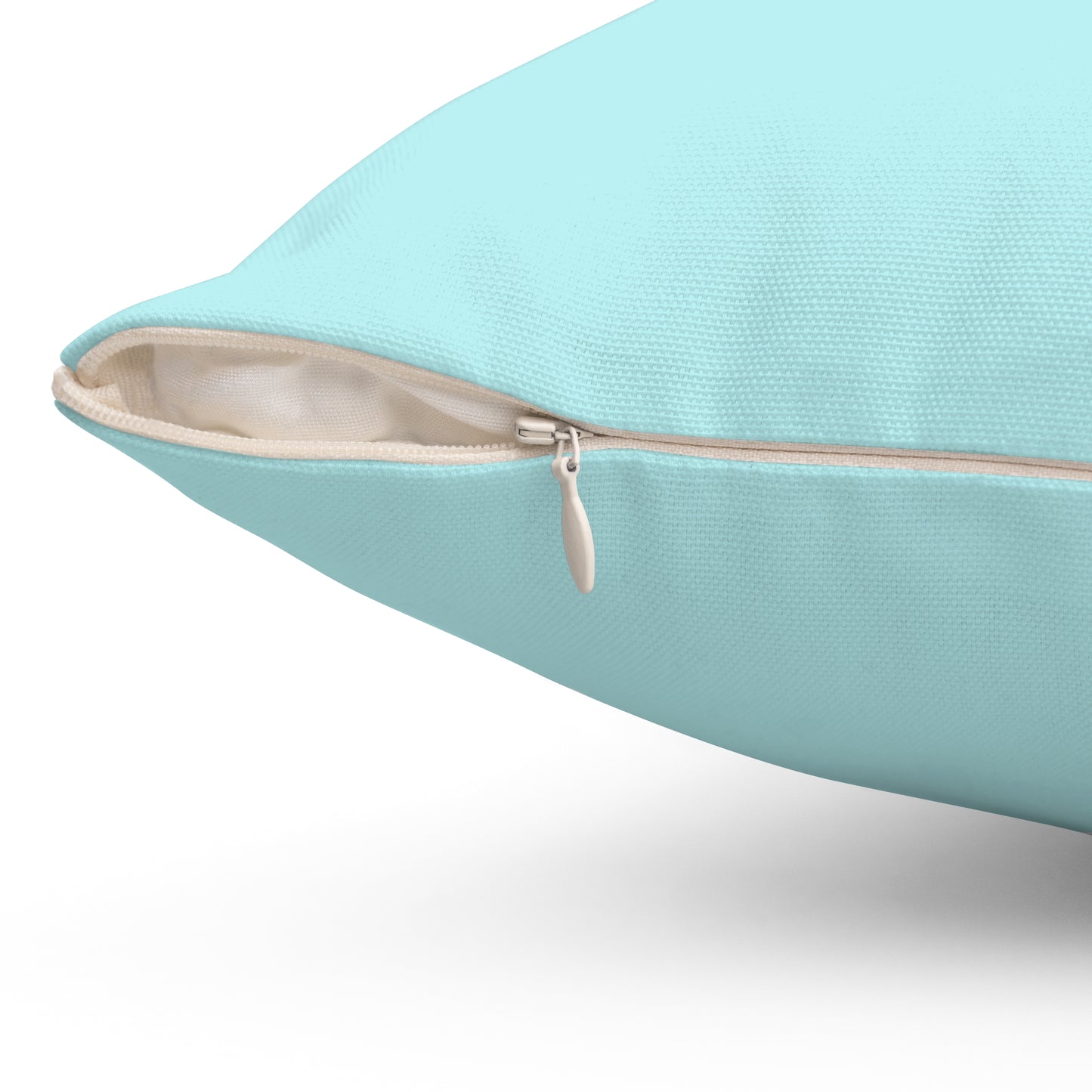 #ausome Square Light Aqua Pillow